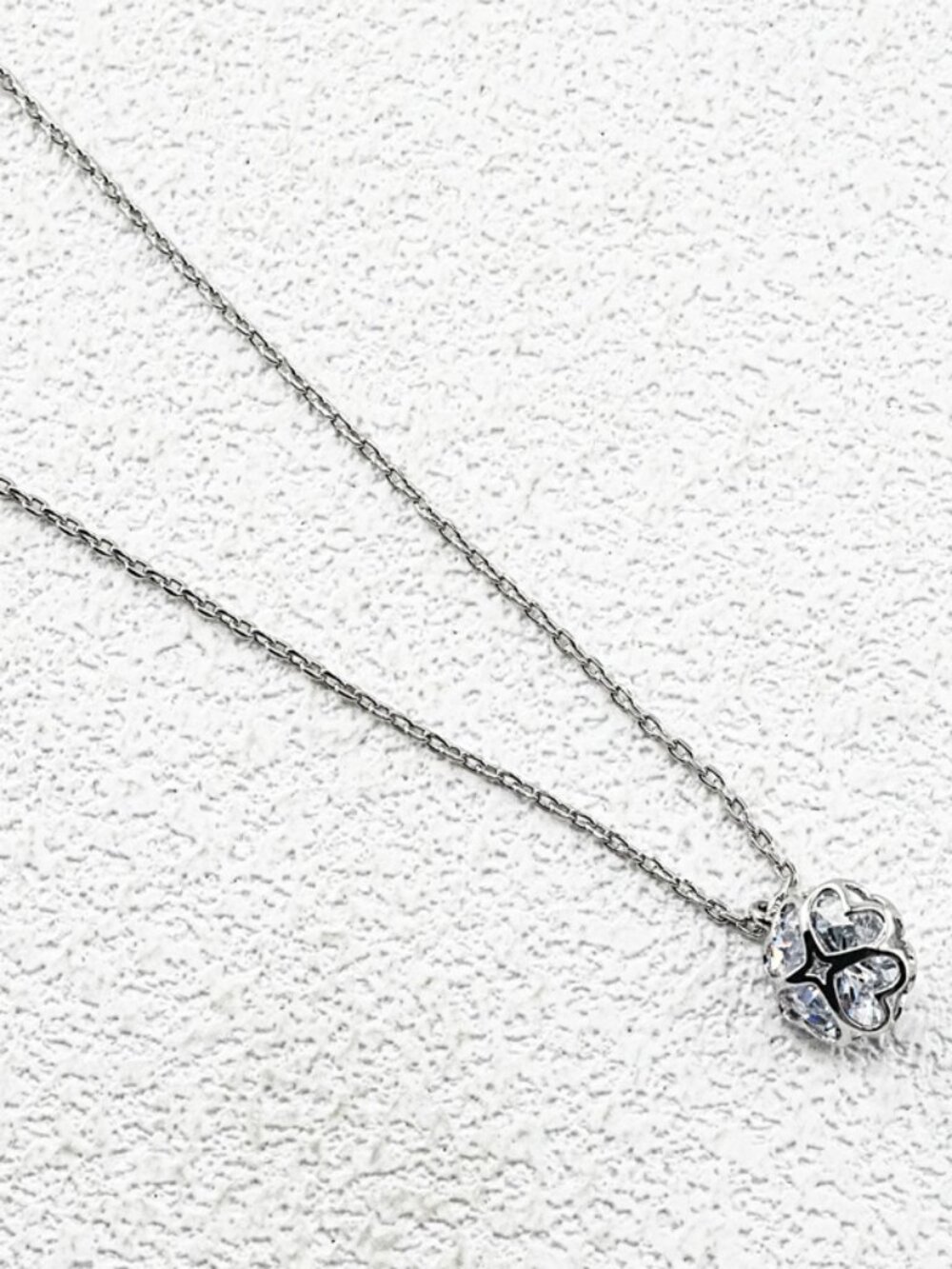 Kate Spade Four-Leaf Clover Crystal Necklace